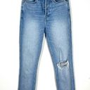 RE/DONE Re Done sz 24 90s High Rise Ankle Crop Raw Hem Distressed Jeans Photo 0