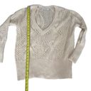 Urban Outfitters  Kimchi Blue Oversized Lightweight Cableknit Sweater Ivory Sz S Photo 6