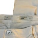 J.Jill  denim authentic fit slim ankle white jean. Size: 22 Photo 4