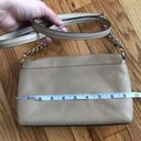 Coach Vintage  Pebbled grain Leather Crossbody Shoulder Messenger chain minimalist neutral coquette baguette rectangle preppy solid gold clutch Photo 8