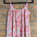 Oscar de la Renta  Pink Label Y2K Floral Print Sleeveless Tank Top Blouse Pink- M Photo 1