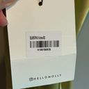 Hello Molly  NWT Drinks on Me Satin Midi Dress in Lime - size XS Photo 9