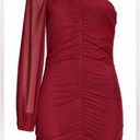 Chelsea 28 mini bodycon ruched-one shoulder size Medium (b16) Photo 1