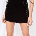 by the way. NWT luna velvet lace up mini skirt Photo 0