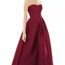 Fame and Partners  Strapless Satin Gown Photo 0