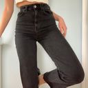 ZARA black wide leg jeans Photo 0