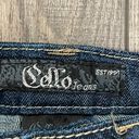 Cello Dark Blue With Fading Flare Jeans Size 4 Photo 8