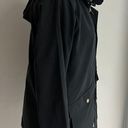 Haute Monde Black Windbreaker Jacket Photo 3