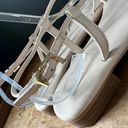 Anthropologie  Daydream Leather Strappy Sandals Blush Cream Size 8 Photo 10