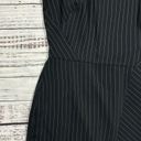 White House | Black Market WHBM pinstripe sleeveless sheath dress size 4 asymmetrical hem Photo 1