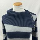 Banana Republic  striped turtleneck sweater size medium Photo 6