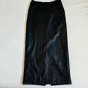 Edikted  Nalaya Slitted Faux Leather Maxi Skirt Photo 4