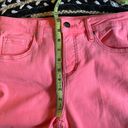 Risen High Rise Wide Leg Hot Pink Cargo Stretchy Jean Size 3/26 Photo 8