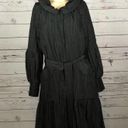 Samuel Dong Black bubble Taffeta Dress/ Coat Size M Photo 3