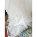 Oleg Cassini Wedding Dress Pure White sweetheart mermaid lace Sheath size 2 Photo 7