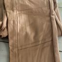 Kardashian Kollection Women Large Vegan Leather Kardashian Buttery Soft Pants Stretchy Side Camel 🐫 Photo 6