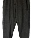 Rae Dunn  Dark Gray Drawstring Waist Cuffed Casual Sweatpants Women Sz L Photo 0