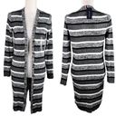 Tommy Hilfiger  Duster Sweater Black White S/P New Photo 1