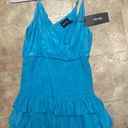 DO+BE Blue Ruffled blue  Dress Photo 0