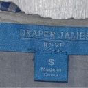 Draper James NWT  Blue and white checked ruffled Lined Dress With Belt S Photo 3