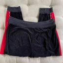 Tommy Hilfiger  Sport Red Black Logo Velour Track Suit Hoodie Pants 0X 1X Photo 13