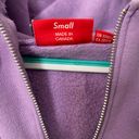 Supreme World Famous Zip Up Hooded Sweatshirt Violet Photo 7