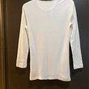 Ralph Lauren Lauren  - Cream Lace Up Stretch Long Sleeve Top Photo 5