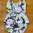 Gottex  Retro Swimwear One Piece Swimsuit Geometric Pattern Print , Size M Photo 2