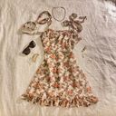 Nasty Gal Red Floral Sundress Photo 0