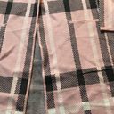 Charter Club New  Coatigan Pink Plaid Duster Jacket Longline Sweater Shacket Hood Photo 6