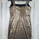 L'Agence  Auden Snake Print Sequined Square Neck Sleeveless Mini Dress Women's Photo 3