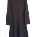 Jessica Simpson NWT L  Black Winter Midi Formal Long Sleeve Women’s Cocktail Dress Photo 1