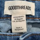 Edge Goodthreads Women’s Jeans Skinny Raw  Hem Medium Wash Stretch Denim Size 29 Photo 5