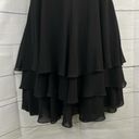 Oleg Cassini Black Tie  size Small Silk Beaded Embellished Party Evening Dress Photo 7