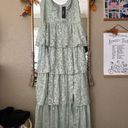 Lulus Sage Green Floral Maxi Dress Photo 2