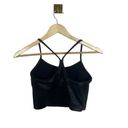 Aerie  Offline The Hugger Crackle Racerback Sports Bra in Black Size S Photo 12