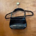 Liz Claiborne  Snakeskin Black Shoulder Bag Photo 1