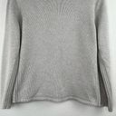 DKNY  Light Gray Rounded Crew Neck Heavy Sweater Oversized Large Photo 10