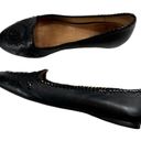 Jack Rogers  Waverly Black Leather Flats Women’s Size 8 Photo 2