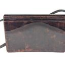 American Vintage Vintage Ipes New Line Lucite and Leather Tortoise Look Accordion Bag Brown Photo 2