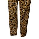 Carbon 38  Womens Printed High Rise Layered Gold Leopard 7/8 Leggings Size Small Photo 6