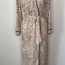 Jones New York Lightweight Long Robe Animal Print Photo 0