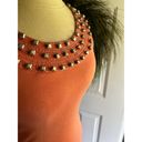 Ruby  Sky salmon/peachy/coral/orange color sleeveless halter style tank top Photo 6