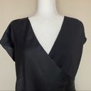 DKNY  Black V-neck Wrap T-shirt S NWT Photo 9