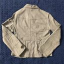 BCBG MAXAZRIA Women’s Denim Military Style Jacket Patches Size Small Photo 11