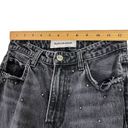 Reformation  Harley Jeans Slim Fit Studded High Rise In Pacific Faded Black 25 Photo 11