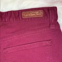 Calvin Klein NWOT  plum / maroon jean shorts Photo 7