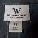 Worthington  Gray & Silver Button Down Shirt & Belt Photo 4