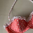 Victoria's Secret Y2k victoria’s secret pink and white polka dot retro style bikini top   Photo 2