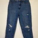 Universal Threads Universal Thread Vintage Straight Distressed Cuffed Crop Length Denim Jeans Photo 0